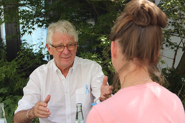 Marcel Reif im Gespräch mit Blue Ribbon