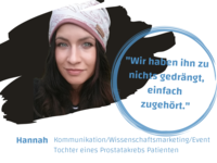 Foto Tochter eines Prostatakrebs Patienten